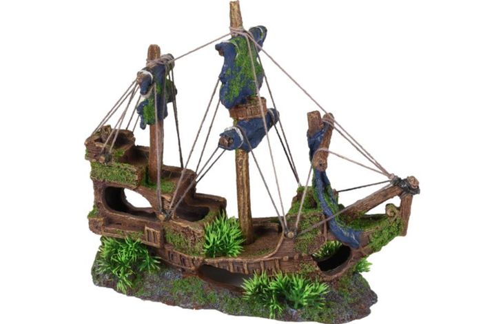 Flamingo Decoration Moza Green Shipwreck