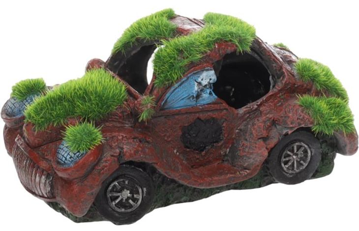 Flamingo Decoration Kozma Green Beetle car