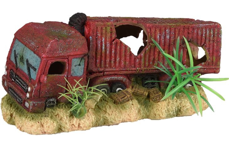 Flamingo Decorazione Hektor Rosso Camion