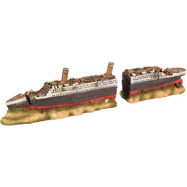 Decoration Herald Brown Mix Cruise ship | 410252 | Flamingo Pet Products