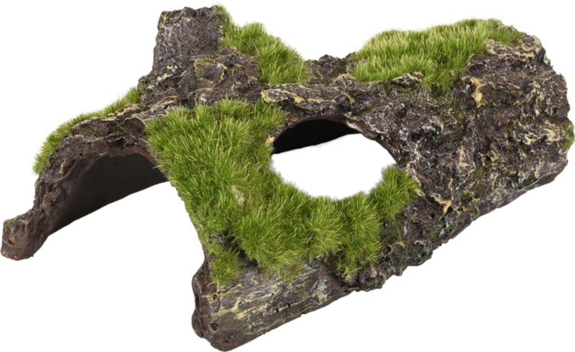 Flamingo Dekoration Kozma Grün Braun Baumrinde