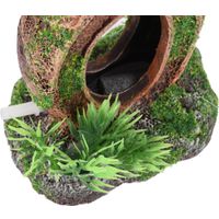 Flamingo Decoratie Moza Bruin Groen Kruik Plant