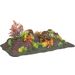 Decoration Radha Grey Green Red Bordeaux Orange Yellow Rock Plant