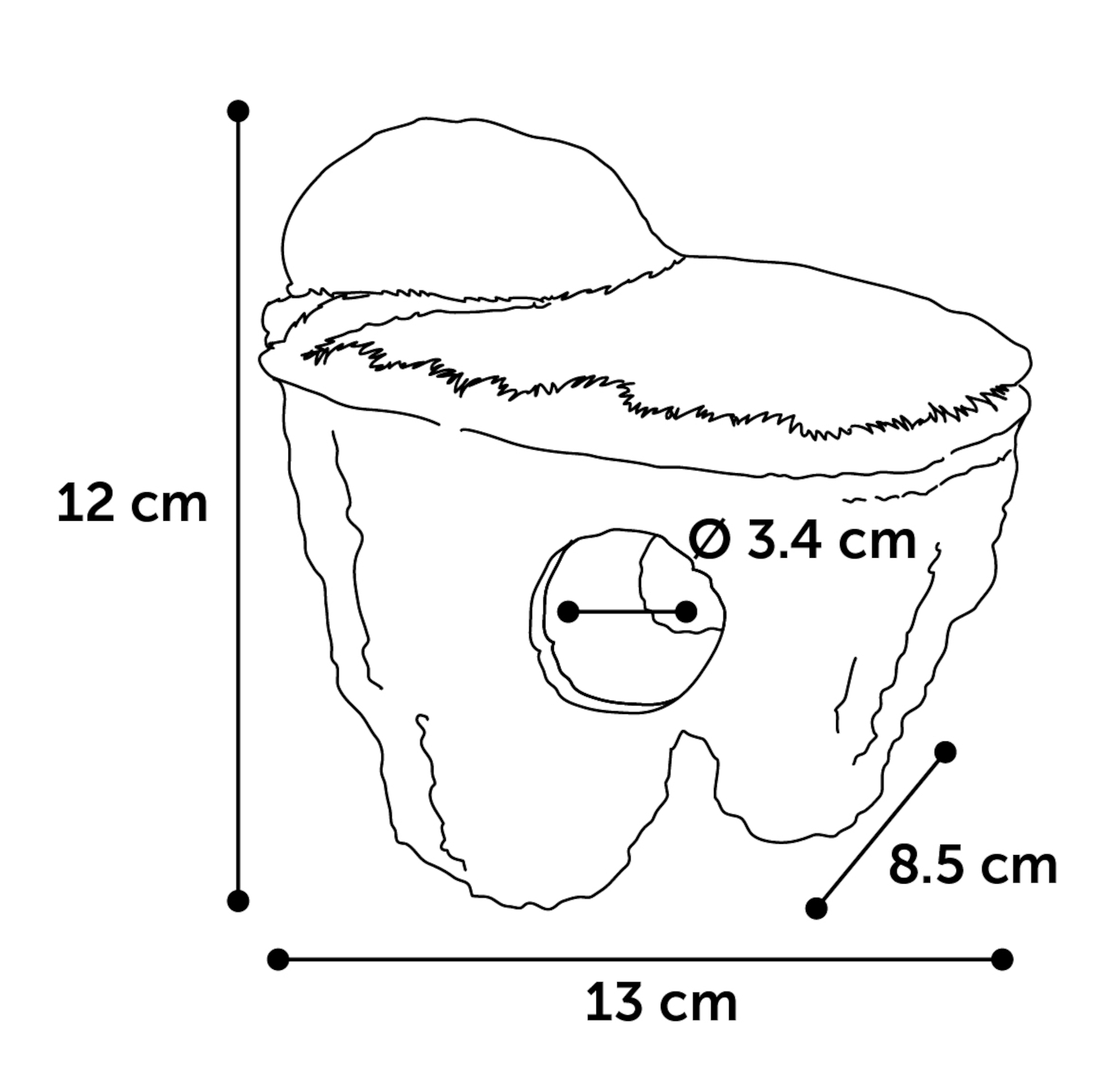 Flamingo Decoration Krag Grey Rock Moss