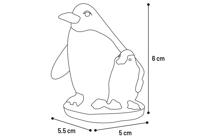 Flamingo Decoration Frankie Black Penguin