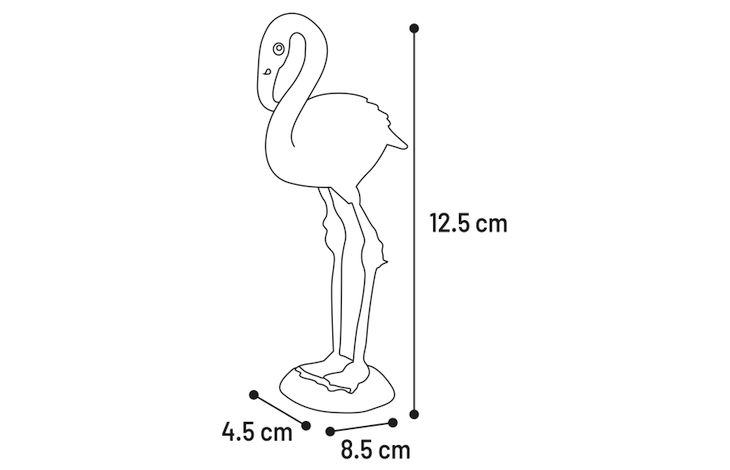 Flamingo Dekoration Ernie Rosa Flamingo