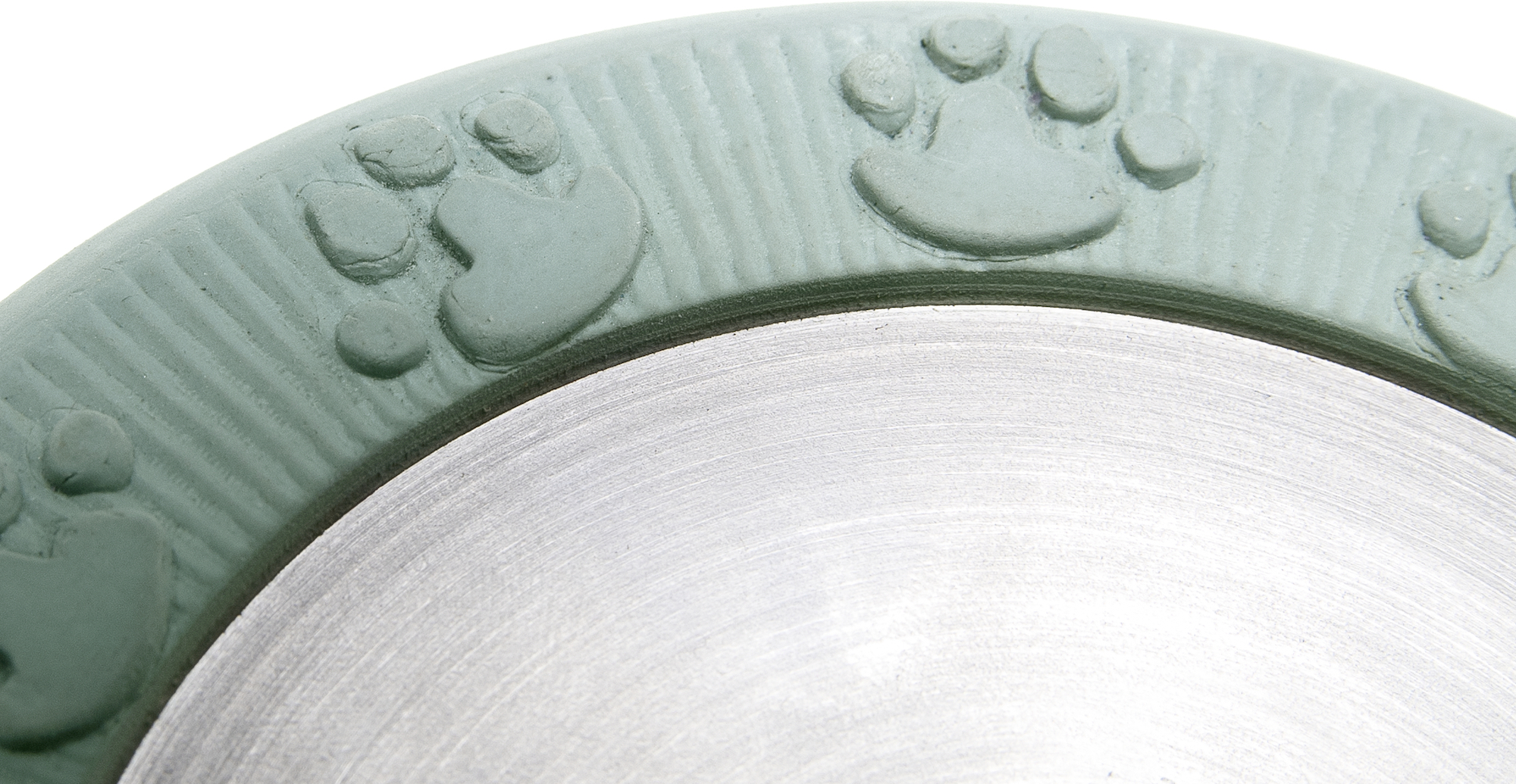 Flamingo Ciotola per cibo e acqua Selecta Rotondo Azzurro & Argento