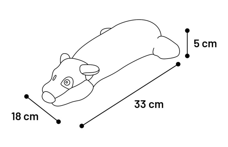 Flamingo Spielzeug Shaky Fuchs Braun