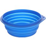 Feeding and drinking bowl Falda Round Blue