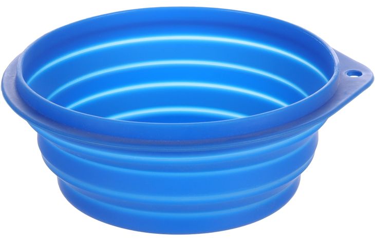 Flamingo Futter- und Trinknapf Falda Rund Blau