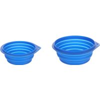 Flamingo Futter- und Trinknapf Falda Rund Blau