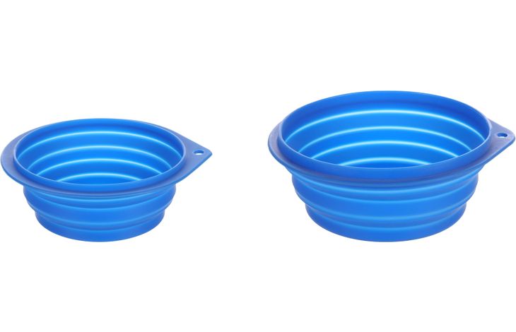 Flamingo Futter- und Trinknapf Falda Rund Blau