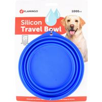 Flamingo Futter- und Trinknapf Falda Rund Blau