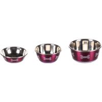 Flamingo Eet- en drinkpot Selecta Rond Roze & Zilver