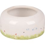 Feeding and drinking bowl Kiki Round White