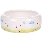 Feeding and drinking bowl Kiki Round White