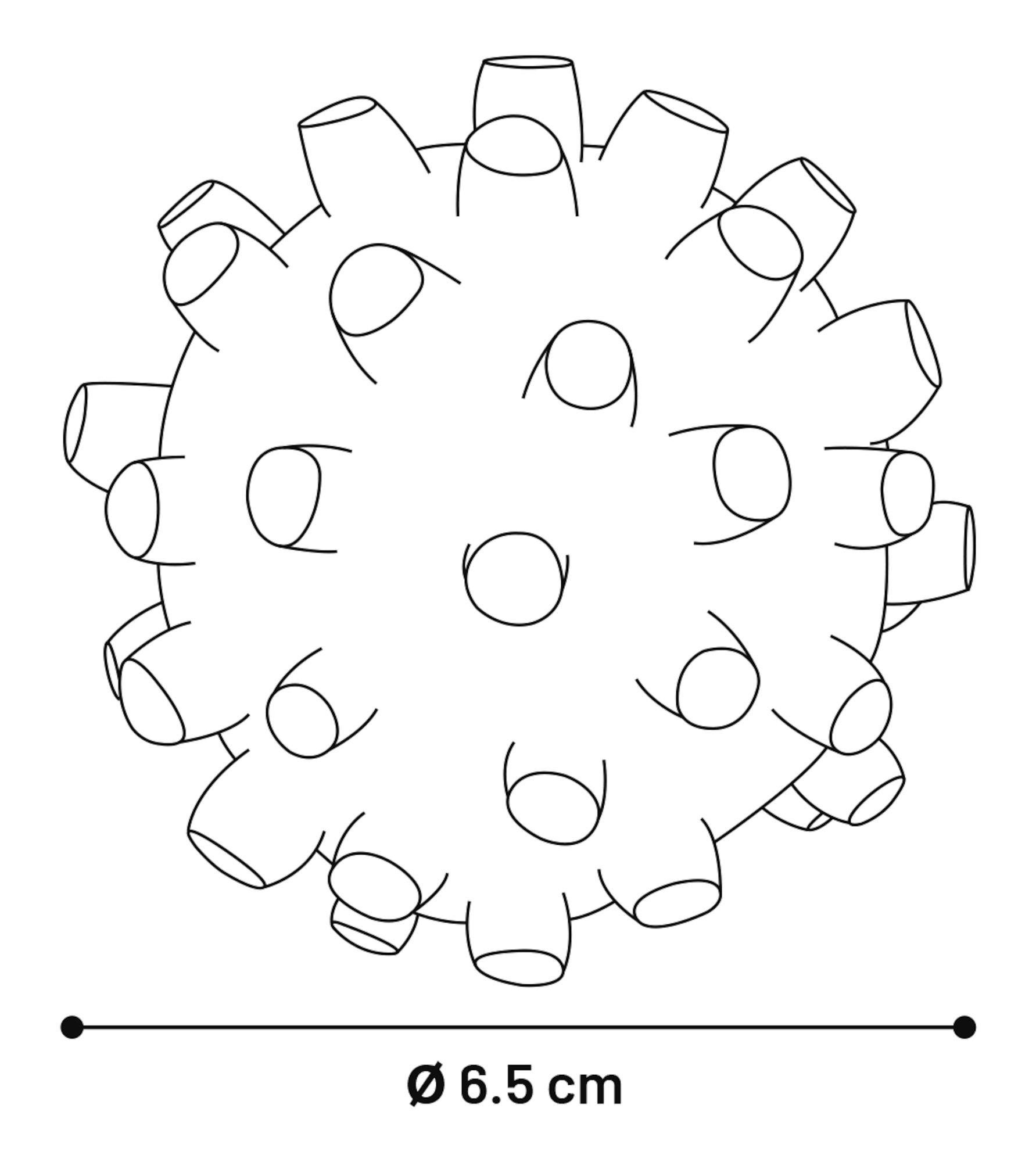 Flamingo Spielzeug Warin Ball Mehrere Farben