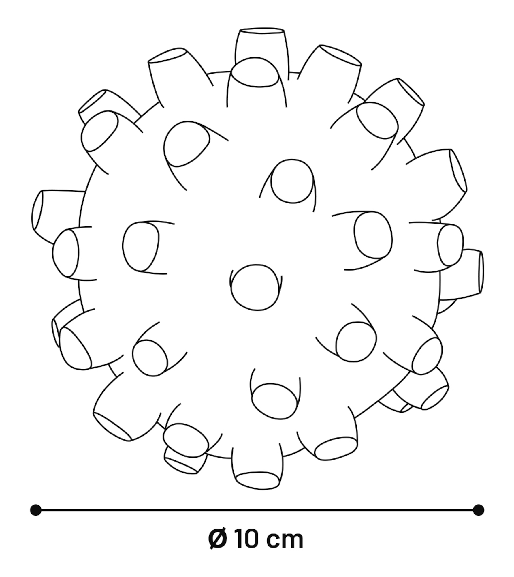 Flamingo Spielzeug Warin Ball Mehrere Farben