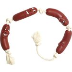 Toy Nicholas Sausage with rope Brown