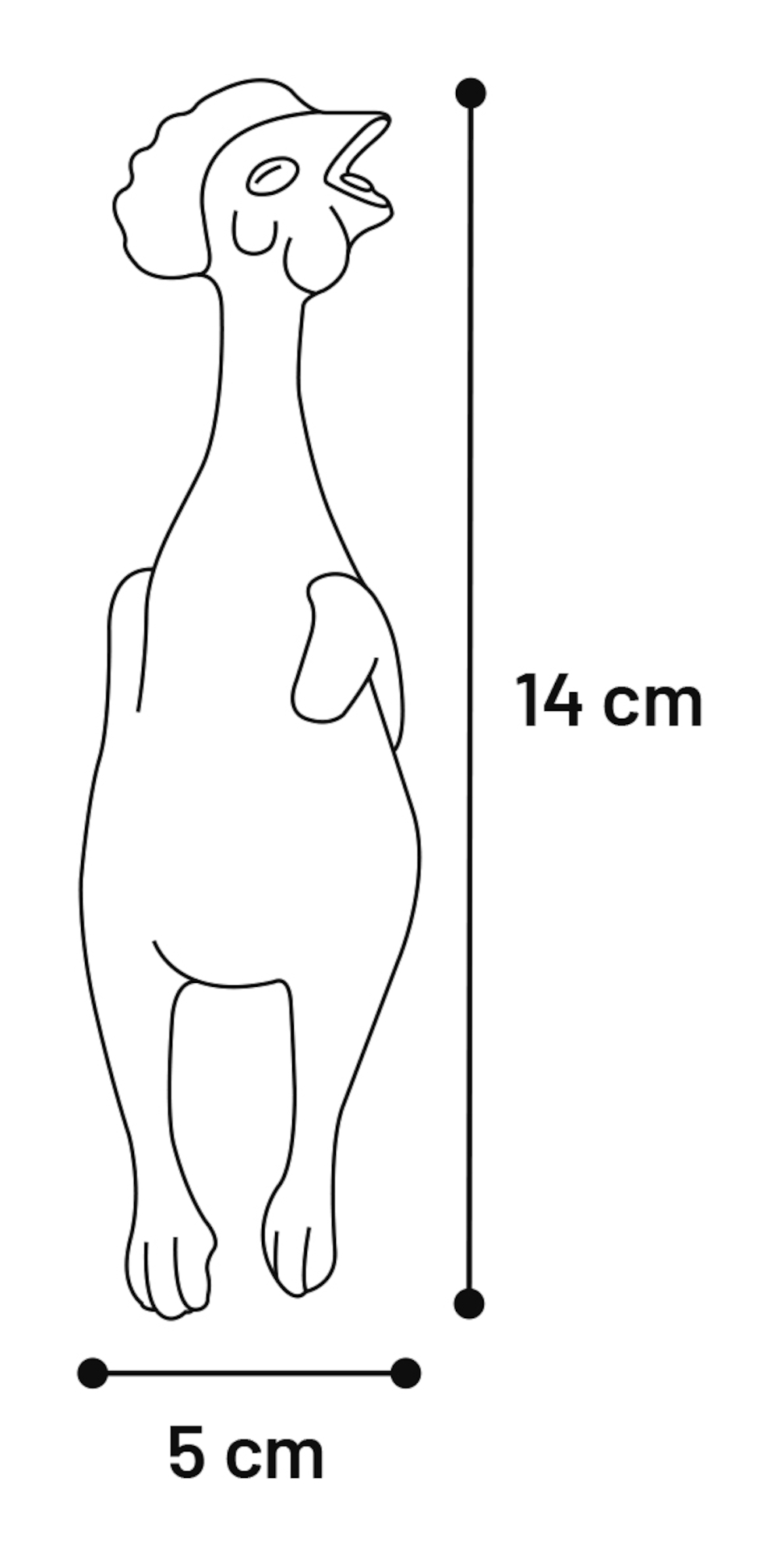 Flamingo Jouet Gallina Poule Jaune