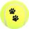 Speelgoed Smash Tennisbal Geel