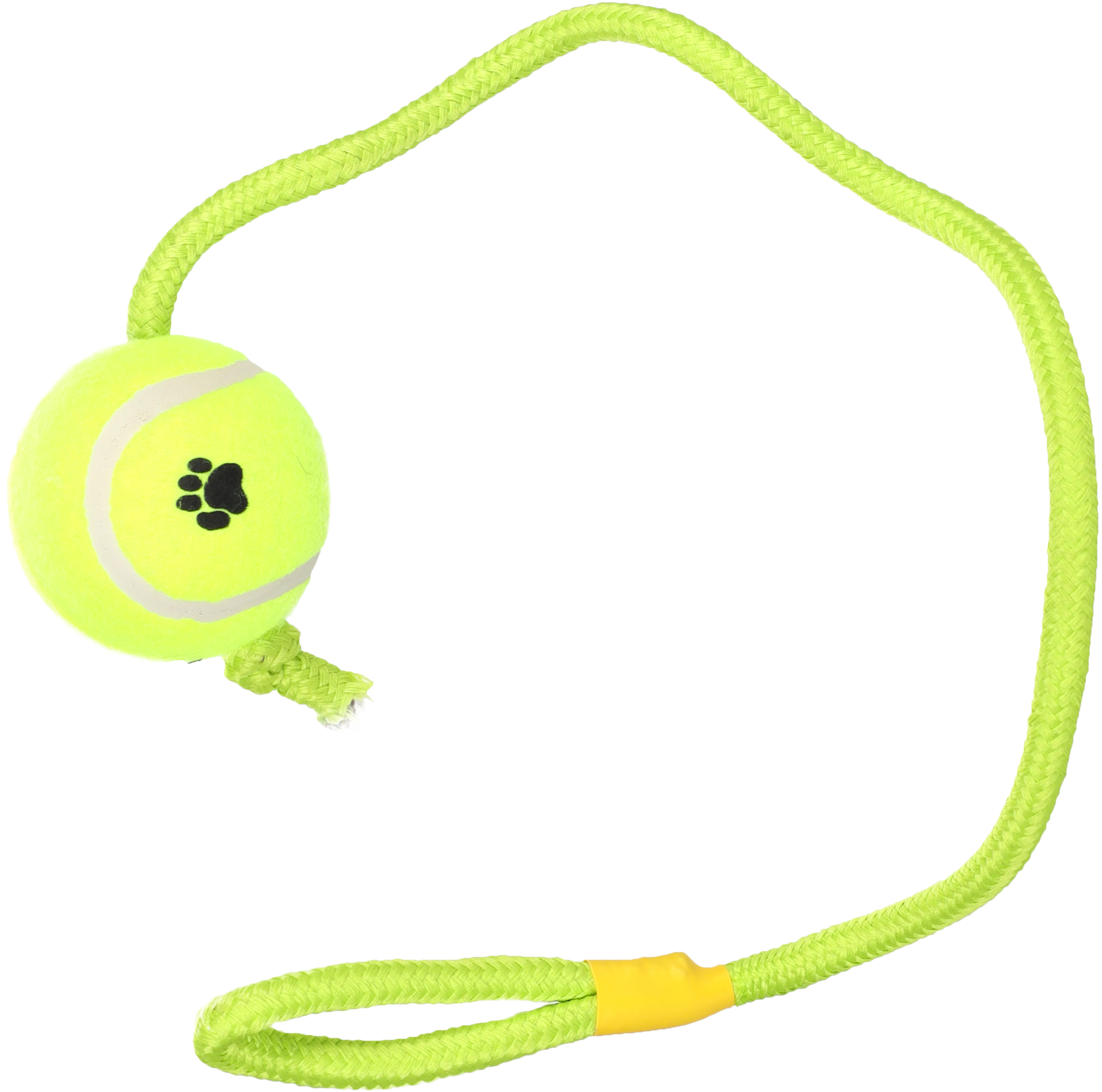 Flamingo Toy Smash Tennis ball with rope Yellow
