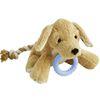 Speelgoed Puppy Basti Hond met touw Meerdere kleuren Hond Beige, Roze, Wit, Zwart Pootjes