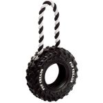 Toy Ruffus Tyre with rope Black