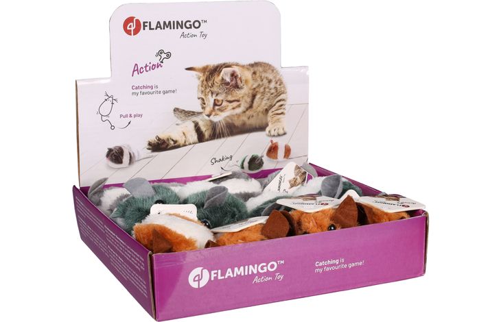 Flamingo Jouet Shakin' jerry Souris Plusieurs couleurs