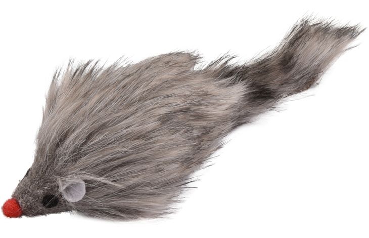 Flamingo Speelgoed Remy Muis Grijs