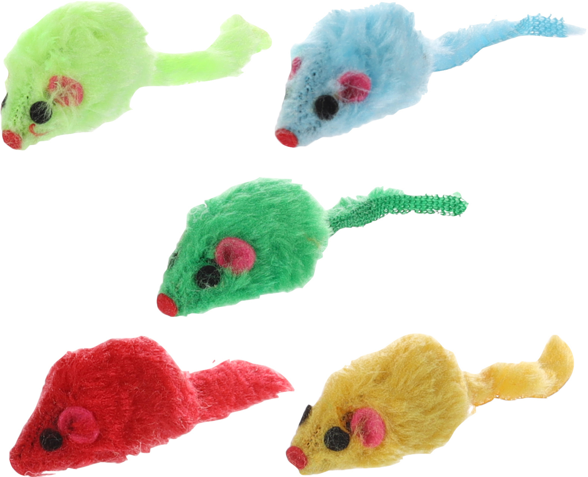 Flamingo Speelgoed Barmy Muis Meerkleurig