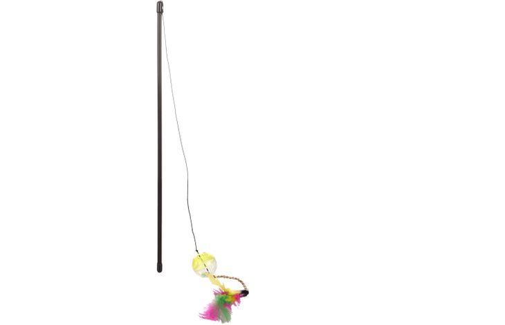 Flamingo Toy Frizz Dangler with ball Multiple colours