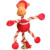 Spielzeug Joy Giraffe & Affe & Nilpferd mit ball mit Seil Mehrere Farben Affe Rot, Hellbraun 