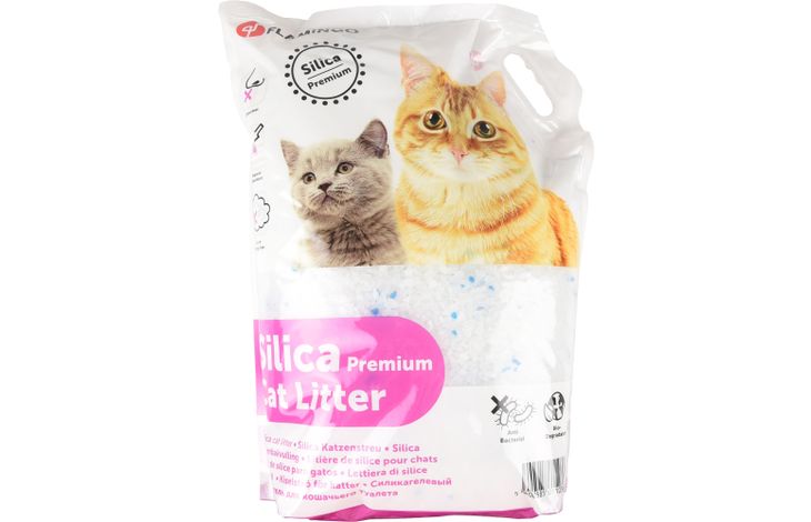 Litiere Pour Chat Silice Granules Gros 468 Flamingo Pet Products