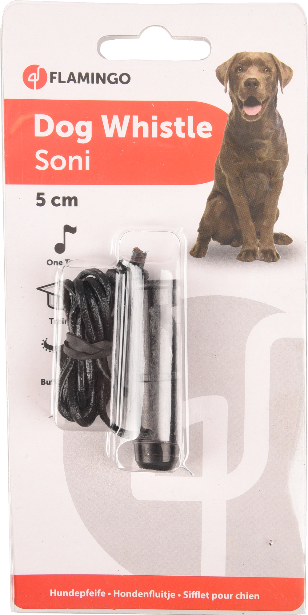 Flamingo Dog whistle Rada Black