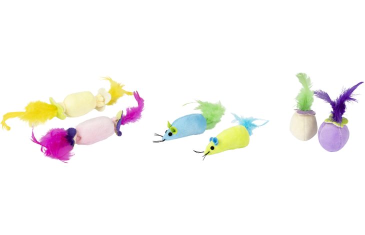 Flamingo Toy Kitten Kidz Ball & Roll & Mouse Multiple colours