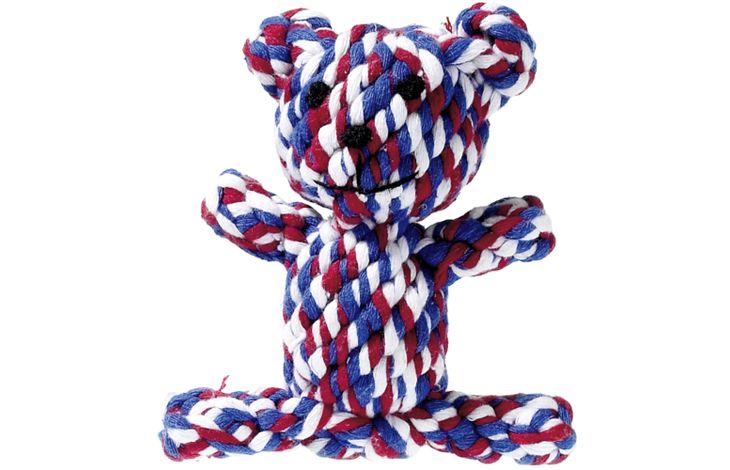 Flamingo Spielzeug John Bär mit Seil Mehrere Farben