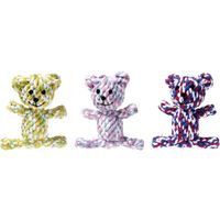 Flamingo Spielzeug John Bär mit Seil Mehrere Farben