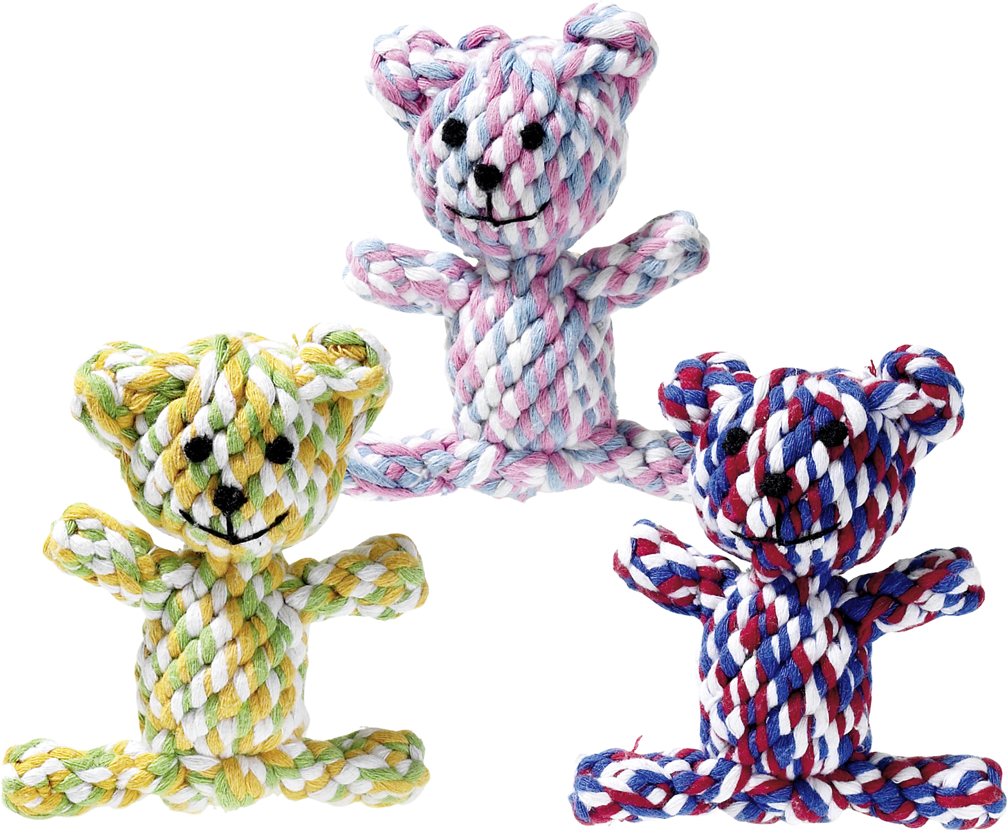 Flamingo Spielzeug John Bär mit Seil Mehrere Farben