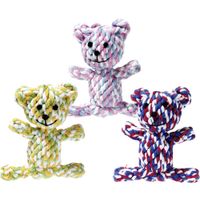 Flamingo Spielzeug John Bär mit Seil Mehrere Farben