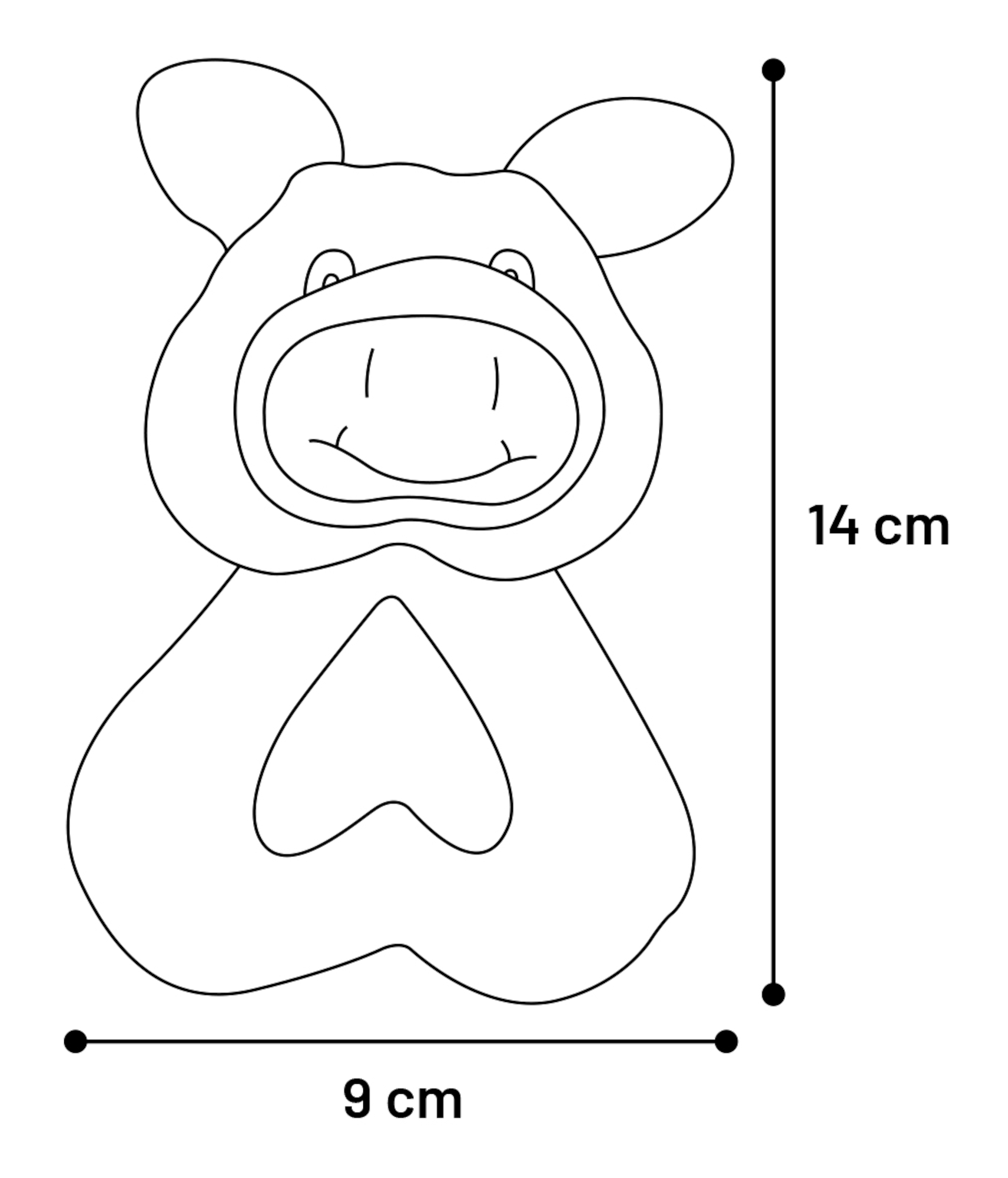 Flamingo Toy Puppy Allen Frog & Duck & Cow & Pig Multiple colours