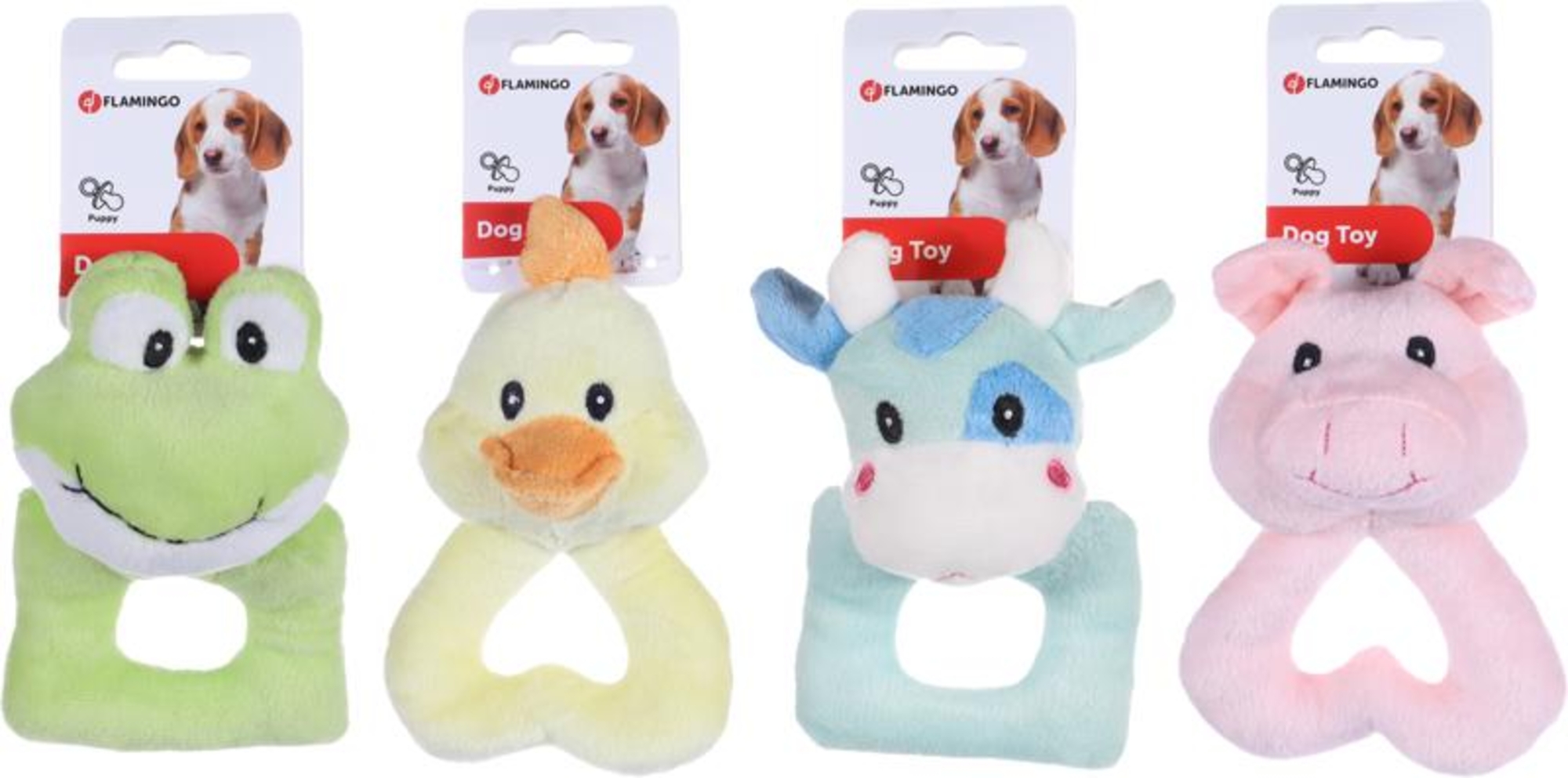 Flamingo Toy Puppy Allen Frog & Duck & Cow & Pig Multiple colours