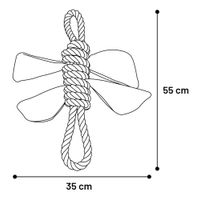 Flamingo Juguete Mason Mariposa con cuerda Beige