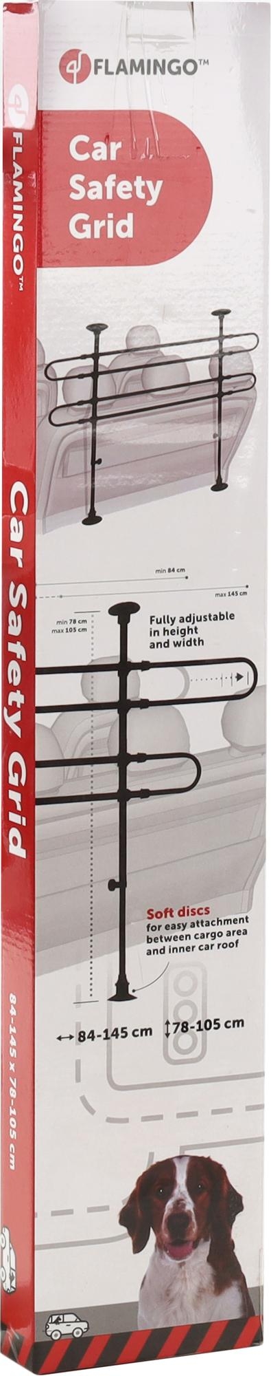 Flamingo Car safety grid Sima Black