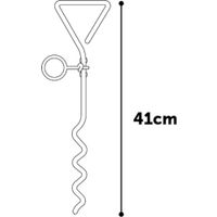 Flamingo Grondpin Pina Zilver