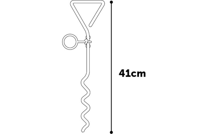 Flamingo Grondpin Pina Zilver
