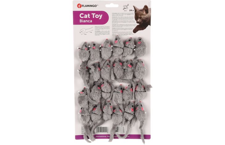 Flamingo Spielzeug Carter Maus Grau