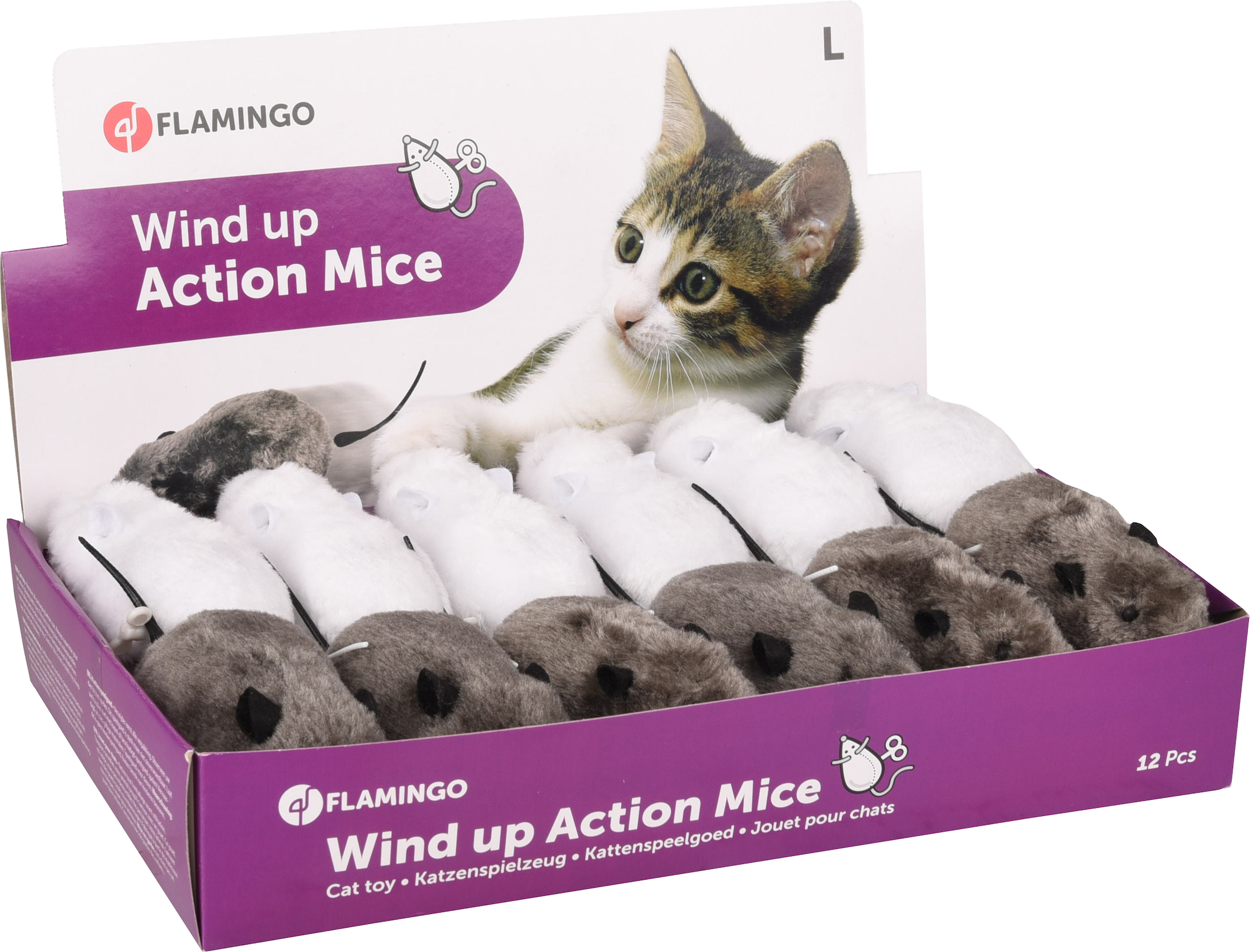 Flamingo Toy Asher Mouse Multiple colours