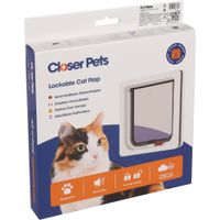 Pet Mate® Cat door Lockable Cat Mate White