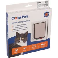 Pet Mate® Gattaiola 4 impostazioni Cat Mate Bianco